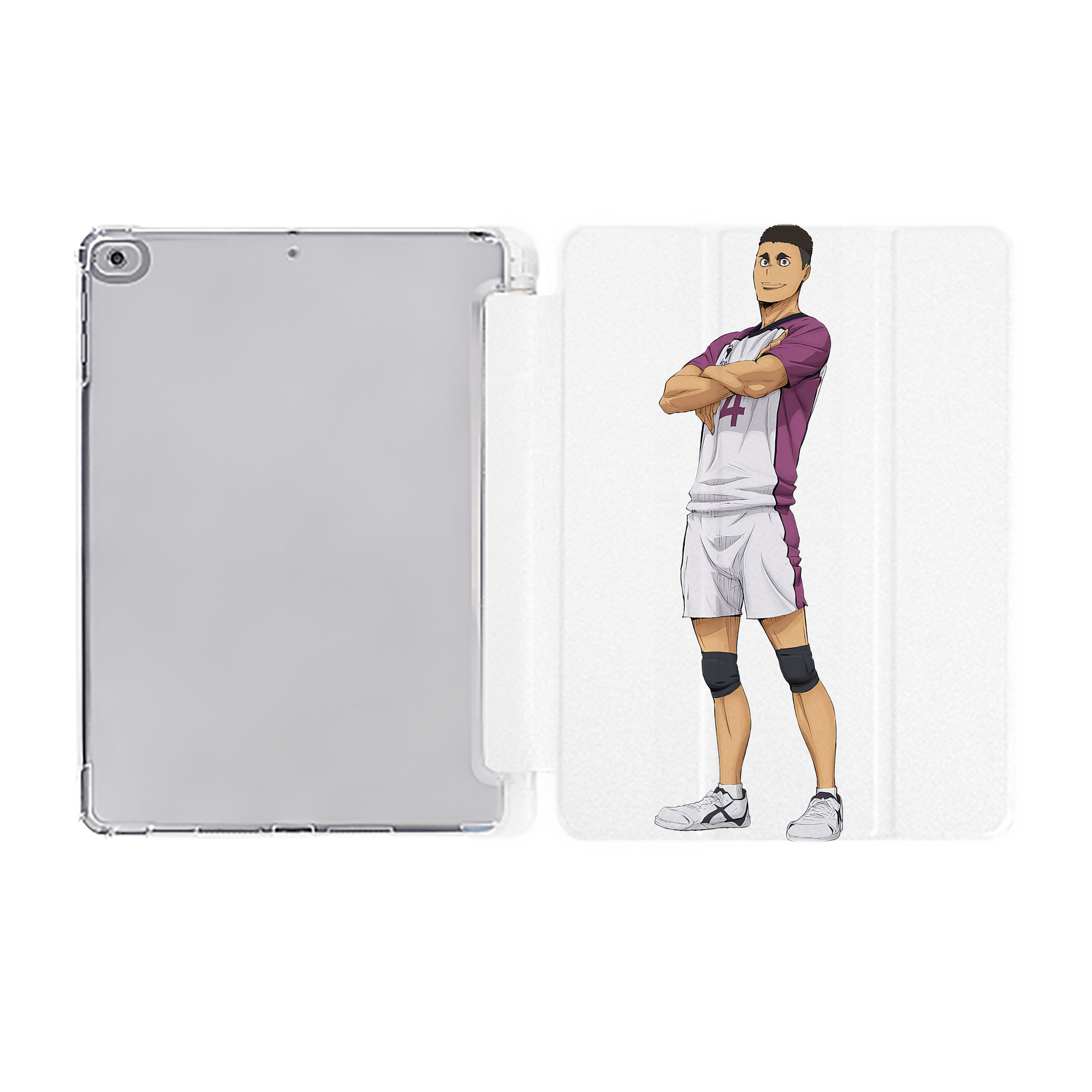 （画像用） ハイキュー!! Haikyu!! IPad ケース ペン収納付き 三つ折りスタンド PUレザー×シリコン 対応機種9.5/10.5/10.9インチ